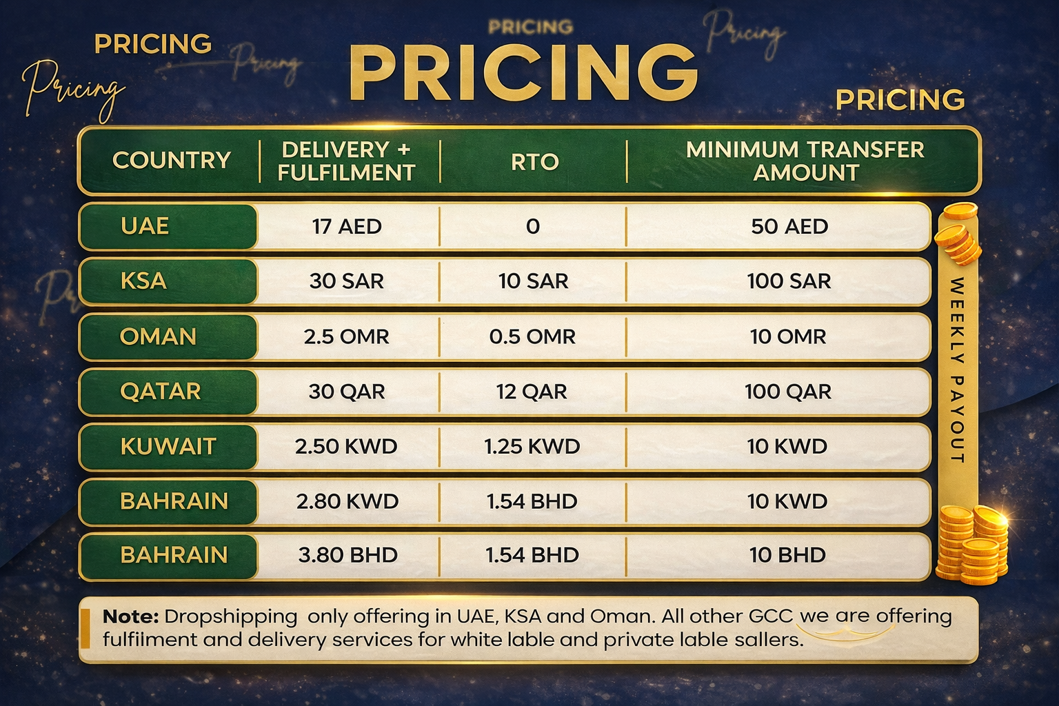 Pricing