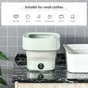 foldable mini laundry machine