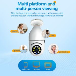 5g bulb e27 surveillance camera