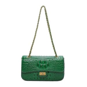 2024 custom genuine leather shoulder bags for women crocodile crossbody bag