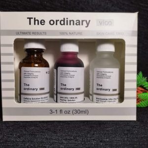 the ordinary 3 in 1 vico skin care peeling,caffeine ,niacinamide