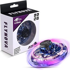 flying spinner with led lights usb rechargeable for fun indoor outdoor