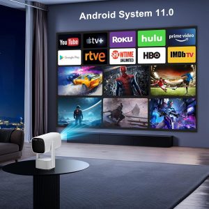 outdoor mini projector r1 with battery