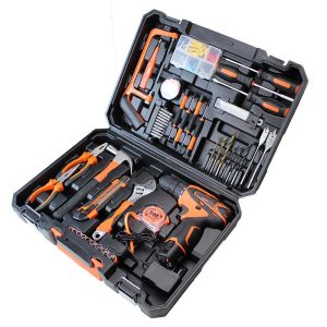 household tool kit 12v lithium ion cordless screwdriver drill