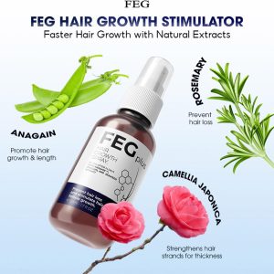 fegplus minoxidil beard & hair growth serum