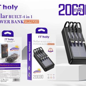 solar built power bank 4 in 1 super technology