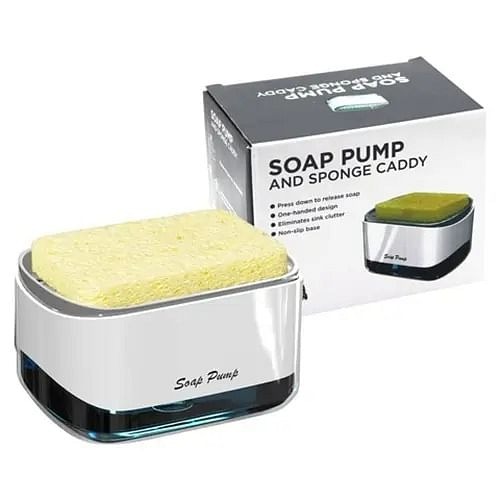 soap pump dispenser with sponge holder soap pump dispenser with sponge holder