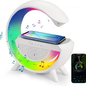g shaped 3 in 1 bluetooth speaker with fm radio