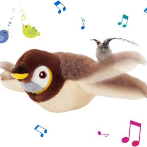 interactive cat bird toy