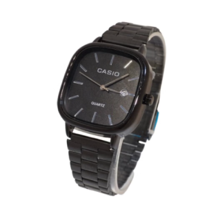 casio watch for unisex stainless steel black