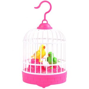 electric sound activated bird cage