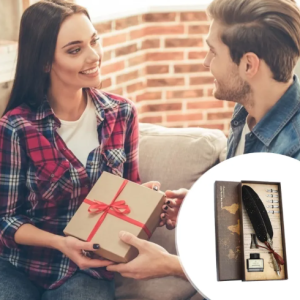 calligraphy feather pen set