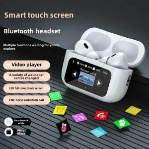 wireless bluetooth earphones with touch screen