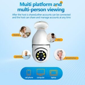 5g bulb e27 surveillance camera