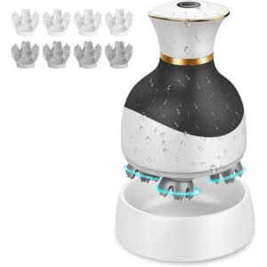 wireless electric scalp massager for hair growth head stress