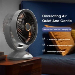 wireless electric air circulator fan