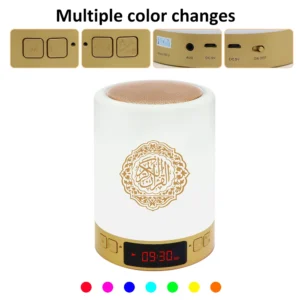 islamic holy quran player portable led touch lamp
