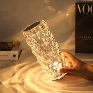 crystal table night light lamp