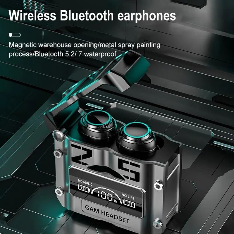 m25 wireless earphones cool mechanical bluetooth headset m25 wireless earphones cool mechanical bluetooth headset