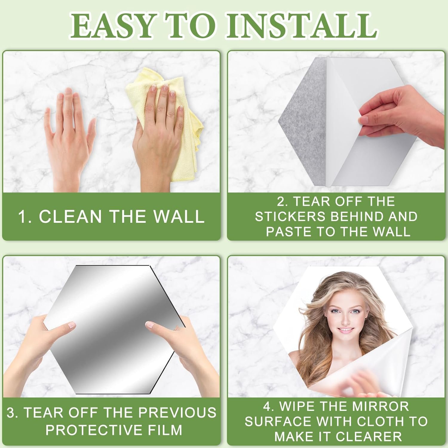 12 pieces mirror wall , self adhesive hexagon shape wall flexible acrylic wall mirror for home wall decoration / golden / silver 12 pieces mirror wall , self adhesive hexagon shape wall flexible acrylic wall mirror for home wall decoration / golden / silver