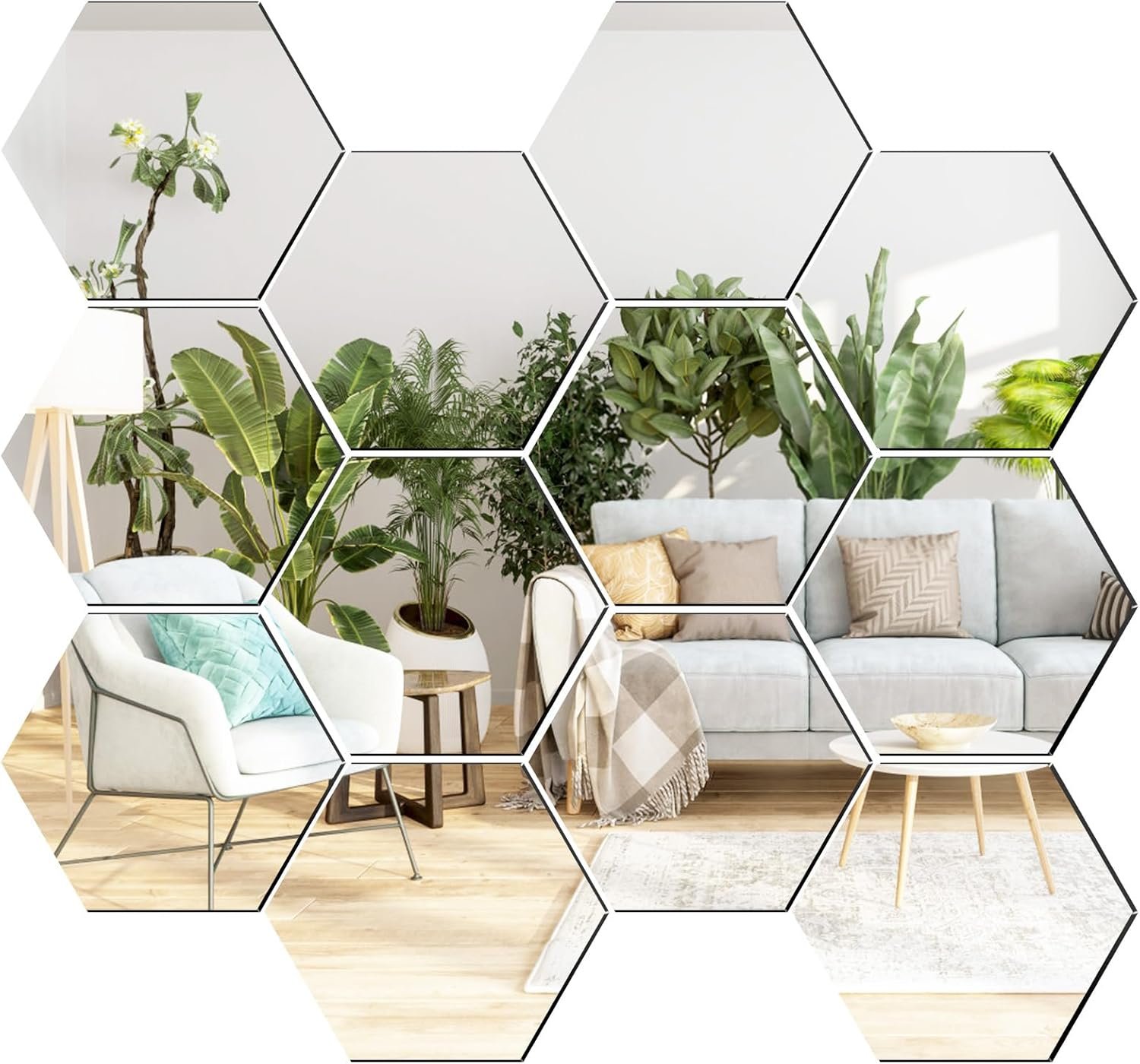 12 pieces mirror wall , self adhesive hexagon shape wall flexible acrylic wall mirror for home wall decoration / golden / silver 12 pieces mirror wall , self adhesive hexagon shape wall flexible acrylic wall mirror for home wall decoration / golden / silver