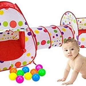 children's tent tunnel ball pool game house with 100 balls