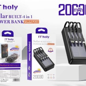 solar built power bank 4 in 1 super technology