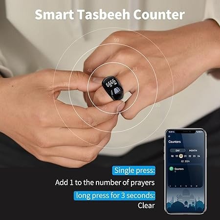 smart tasbih zikr ring smart tasbih zikr ring