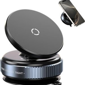 magnetic vaccum car phone holder