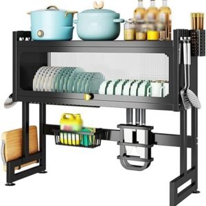 kitchen sink shelf with cabinet door