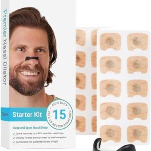 magnetic nose strip for breathing