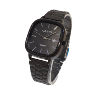 casio watch for unisex stainless steel black