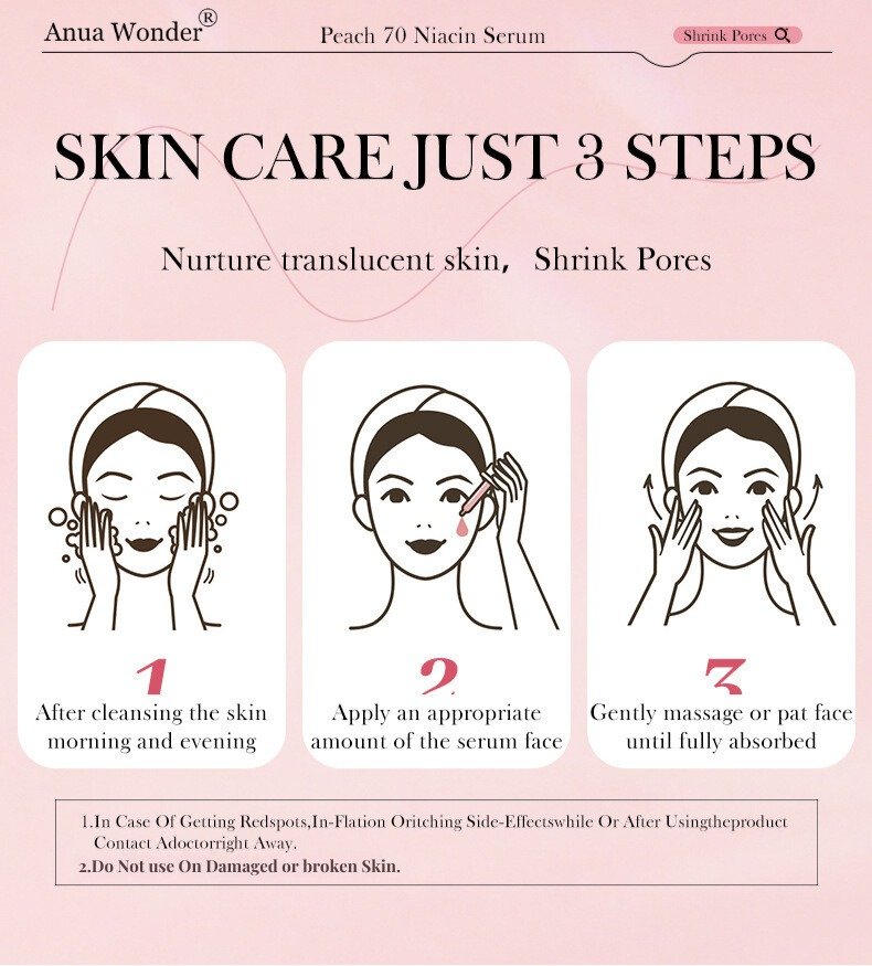 anua wonder peach 70% niacinamide serum anua wonder peach 70% niacinamide serum