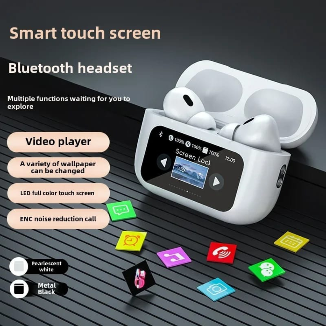 wireless bluetooth earphones with touch screen wireless bluetooth earphones with touch screen