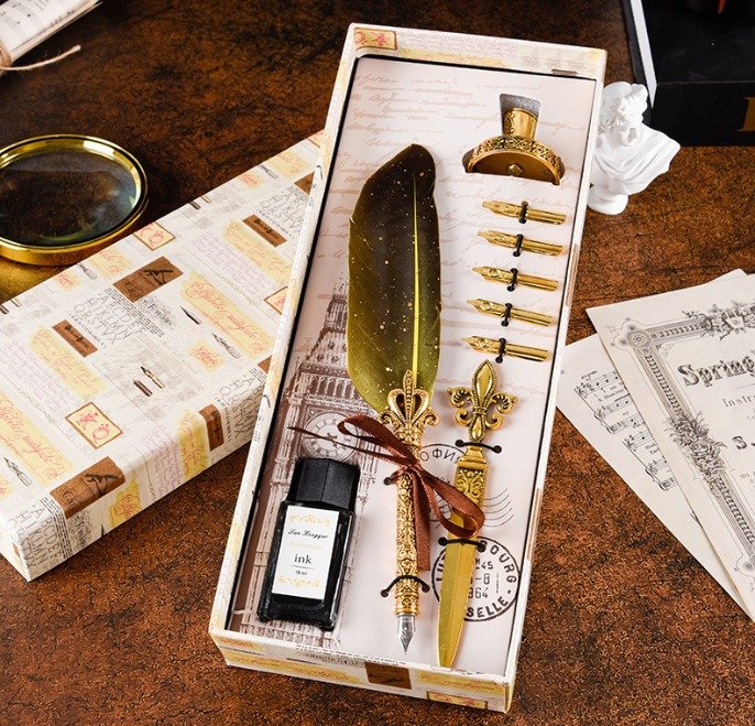 vintage pen and ink set vintage pen and ink set