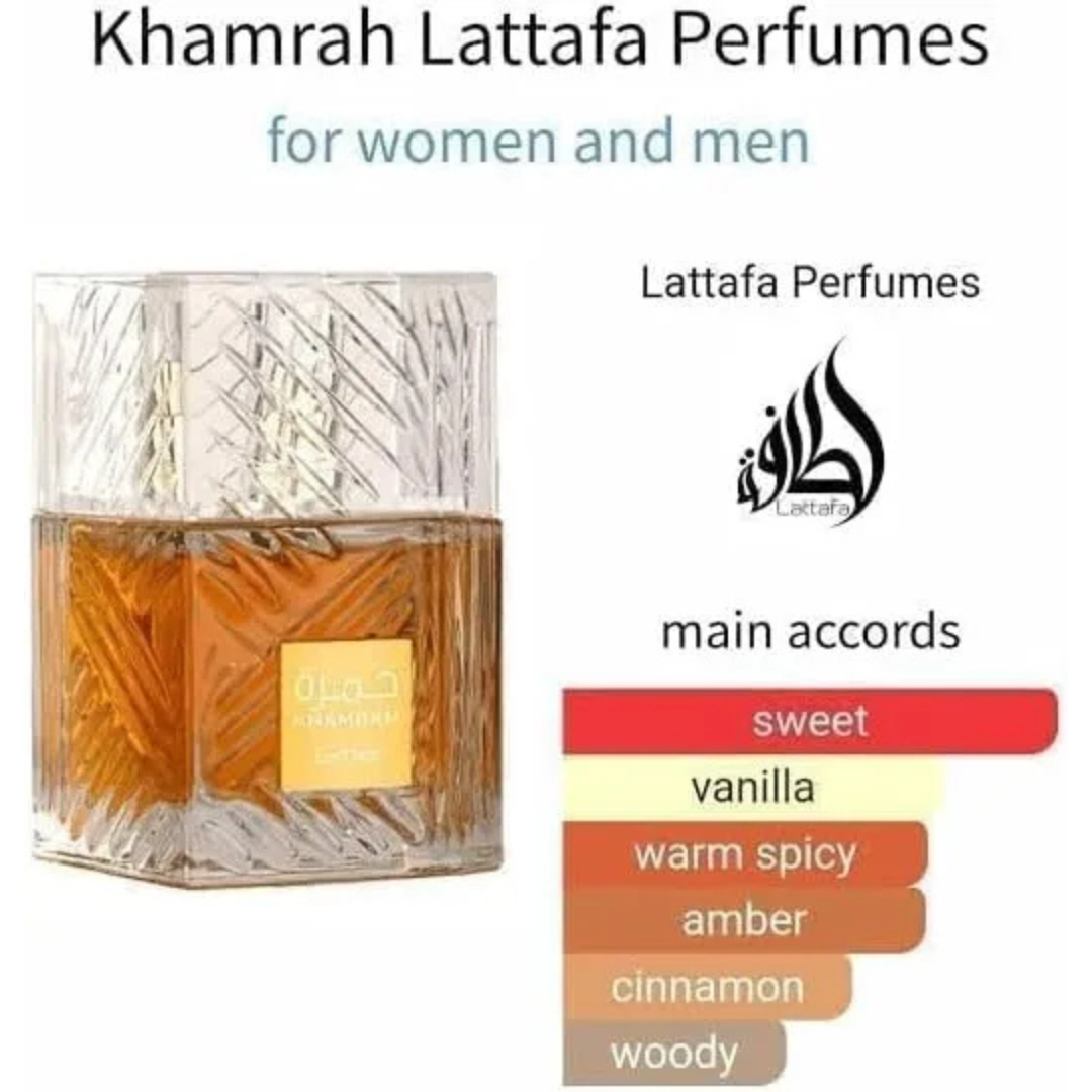 khamrah perfume eau de parfum 100ml khamrah perfume eau de parfum 100ml