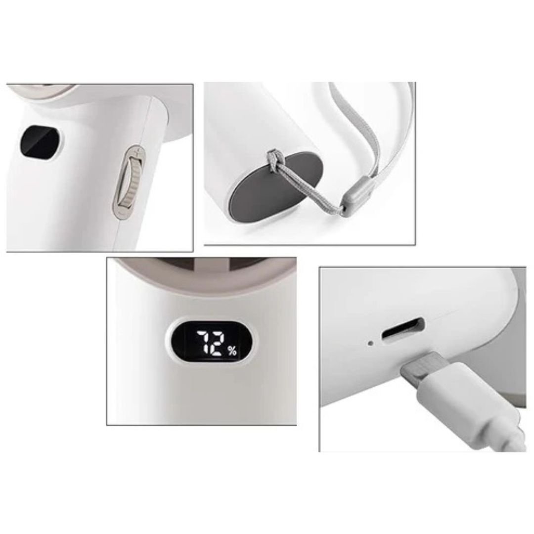 handheld foldable digital mist fan handheld foldable digital mist fan