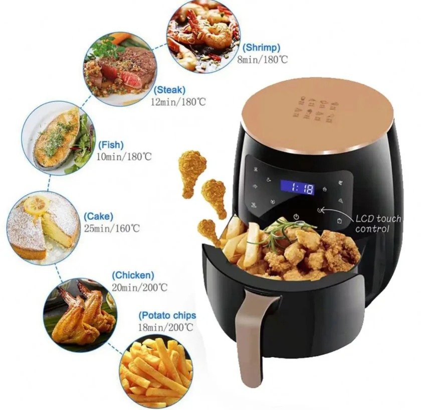 multi functional air fryer pot 6l capacity multi functional air fryer pot 6l capacity